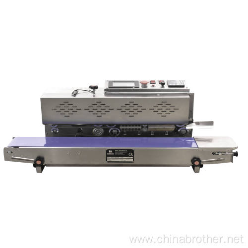 Vacuum&nitrogen filling & ink jet printing band sealer